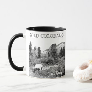 Personaliseer Wild Colorado Elk Wilderness Mok