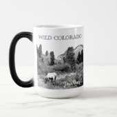 Personaliseer Wilde Colorado Elk Wilderness Magische Mok (Links)