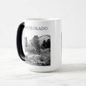 Personaliseer Wilde Colorado Elk Wilderness Magische Mok (Voorkant links)