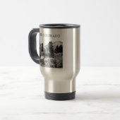 Personaliseer Wilde Colorado Elk Wilderness Reisbeker (Voorkant links)