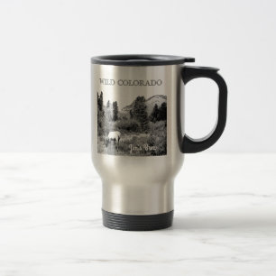 Personaliseer Wilde Colorado Elk Wilderness Reisbeker