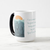 Personaliseer Wilderness Hiker Woman Magische Mok (Voorkant links)