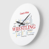 Personaliseer, Worstelend Bus dank u in Woorden Grote Klok (Hoek)