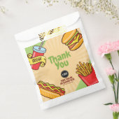 Personaliseer zakelijk logo | Hamburger Hotdog The Bedankzakje (Gezegeld)