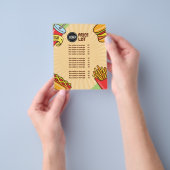 Personaliseer zakelijk logo | Hamburger Hotdog The Flyer (Hand)
