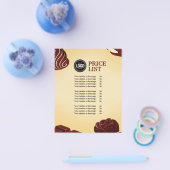 Personaliseer zakelijke Logo | Chocolate Company Flyer (Enkel)