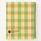 Personaliseer zakelijke Logo | Hamburger Hotdog-th Notitieboek (Achterkant)