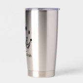 Personaliseer Zodiac Astrologie Heks Tarot Maatwer Geïsoleerde Drinkbeker (Links)