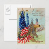 Personaliseerbaar -Amerikaans Briefkaart (Voorkant / Achterkant)