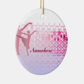 Personaliseerbaar: Ballerina Keramisch Ornament (Rechts)