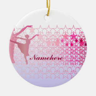 Personaliseerbaar: Ballerina Keramisch Ornament