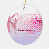 Personaliseerbaar: Ballerina Keramisch Ornament (Links)