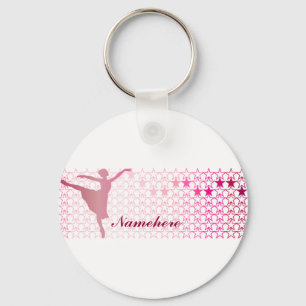 Personaliseerbaar: Ballerina Sleutelhanger