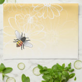 Personaliseerbaar: Bijen Theedoek (Gevouwen)