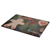 Personaliseerbaar: Gingerbrood Snijplank (Hoek)