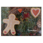 Personaliseerbaar: Gingerbrood Snijplank (Voorkant)