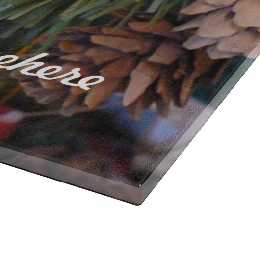 Personaliseerbaar: Gingerbrood Snijplank (Hoek)