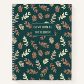 Personaliseerbaar | Leafy Devotional Notitieboek (Voorkant)