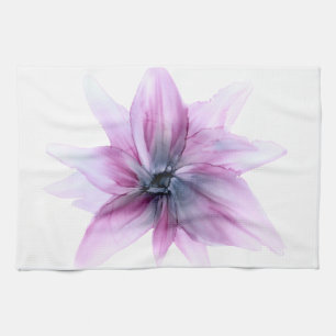Personaliseerbaar! ontwerper dahlia—grote bloem- theedoek