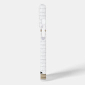 Personaliseerbaar Rood Wit Voetbalshirt Case-Mate iPhone Case (Achterkant / Links)