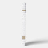 Personaliseerbaar Rood Wit Voetbalshirt Case-Mate iPhone Case (Achterkant / Rechts)