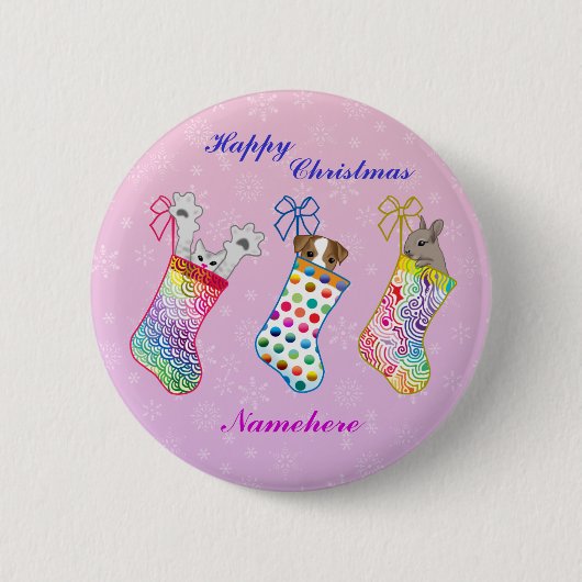 Personaliseerbaar: Stokvulapparaten Ronde Button 5,7 Cm (Voorkant)