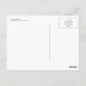 Personaliseerbare antiek schrijfmachinebriefkaart briefkaart (Achterkant)