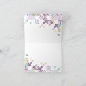 Personaliseerbare dank u kaarden: Modern Dekbed Bedankkaart (Binnen)