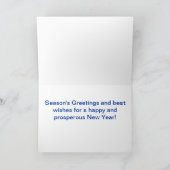 Personaliseerbare de Groeten van het seizoen Feestdagen Kaart (Binnen)