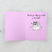 Personaliseerbare de Naam van Groomer van de hond Bedankkaart (Binnen)