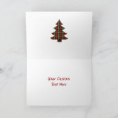 Personaliseerbare de Vakantie van Kerstmis van Feestdagen Kaart (Binnen)