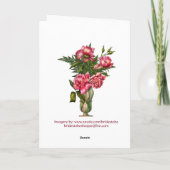 Personaliseerbare - Eagle tijdens de vlucht - Om Kaart (Achterkant)