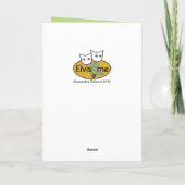 Personaliseerbare "Elvis en me" de Kaart van de (Achterkant)