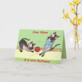 Personaliseerbare "Elvis & me" de Kaart van de (Gele Bloem)