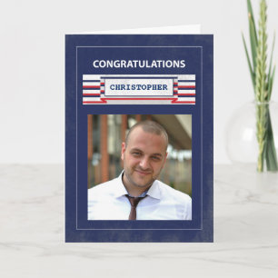 Personaliseerbare Foto, de Gediplomeerde van de Kaart