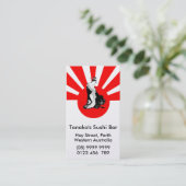 Personaliseerbare Gouden premie Japans Visitekaartje (Staand voorkant)