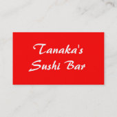 Personaliseerbare Gouden premie Japans Visitekaartje (Achterkant)