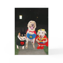 Personaliseerbare Grappige Super Honden/de Kaart