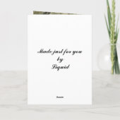 Personaliseerbare het Diner van Kerstmis Feestdagen Kaart (Achterkant)