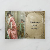 Personaliseerbare het Diner van Kerstmis Feestdagen Kaart (Binnen)