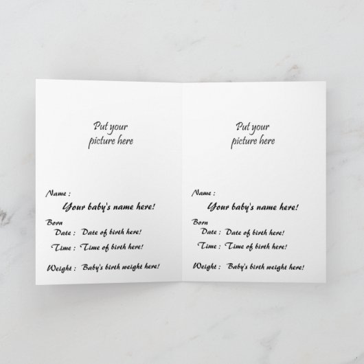 Personaliseerbare "het is Tweelingen!!" (Binnen)