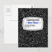 Personaliseerbare het Notitieboekje van de Briefkaart (Voorkant / Achterkant)