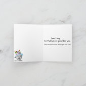 Personaliseerbare het Schreeuwen Baby in een Pet Kaart (Binnen)