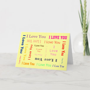 Personaliseerbare-i de Liefde die u hebt gekaard Kaart