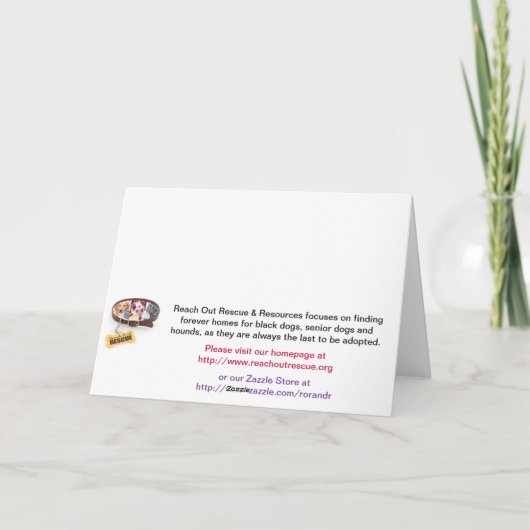 Personaliseerbare Kaart (Achterkant)