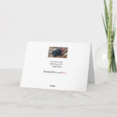 Personaliseerbare Kerstmis van Notecard van de Feestdagen Kaart (Achterkant)