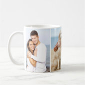 personaliseerbare mok | 3 Foto-collage (Links)