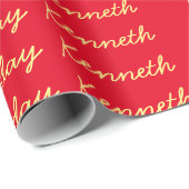 Personaliseerbare voor elke gelegenheid om Red Exe Cadeaupapier (Rol Hoek)