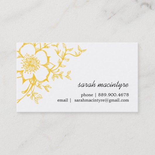 Personaliseerbare Voorzien van een Contactkaartje (Voorkant)