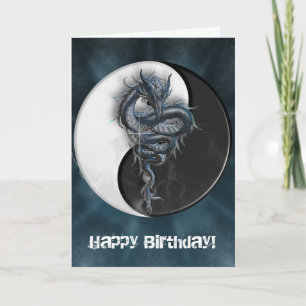 Personaliseerbare Wenskaart van de Draak van Yang Kaart